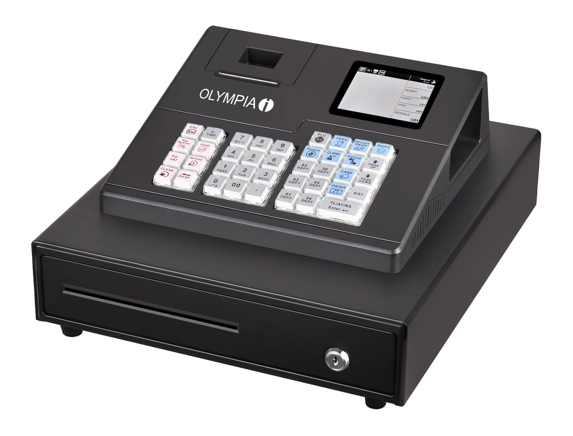 Olympia Kasse K100 inkl.Lade HINWEIS BEACHTEN