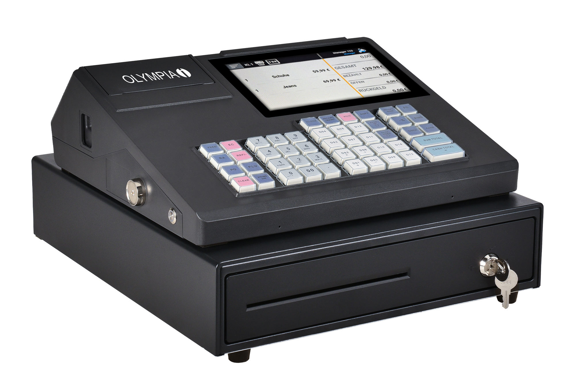 Olympia Kasse K200 inkl.Drucker HINWEIS BEACHTEN