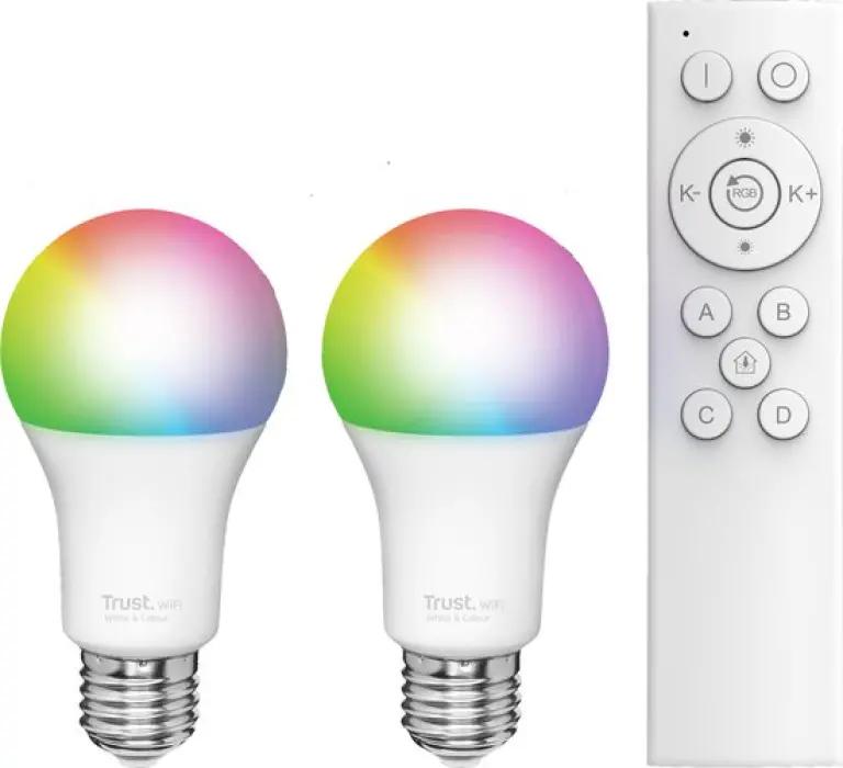 WIFI Bulb Starter Set 2 Smart RGB Bulbs