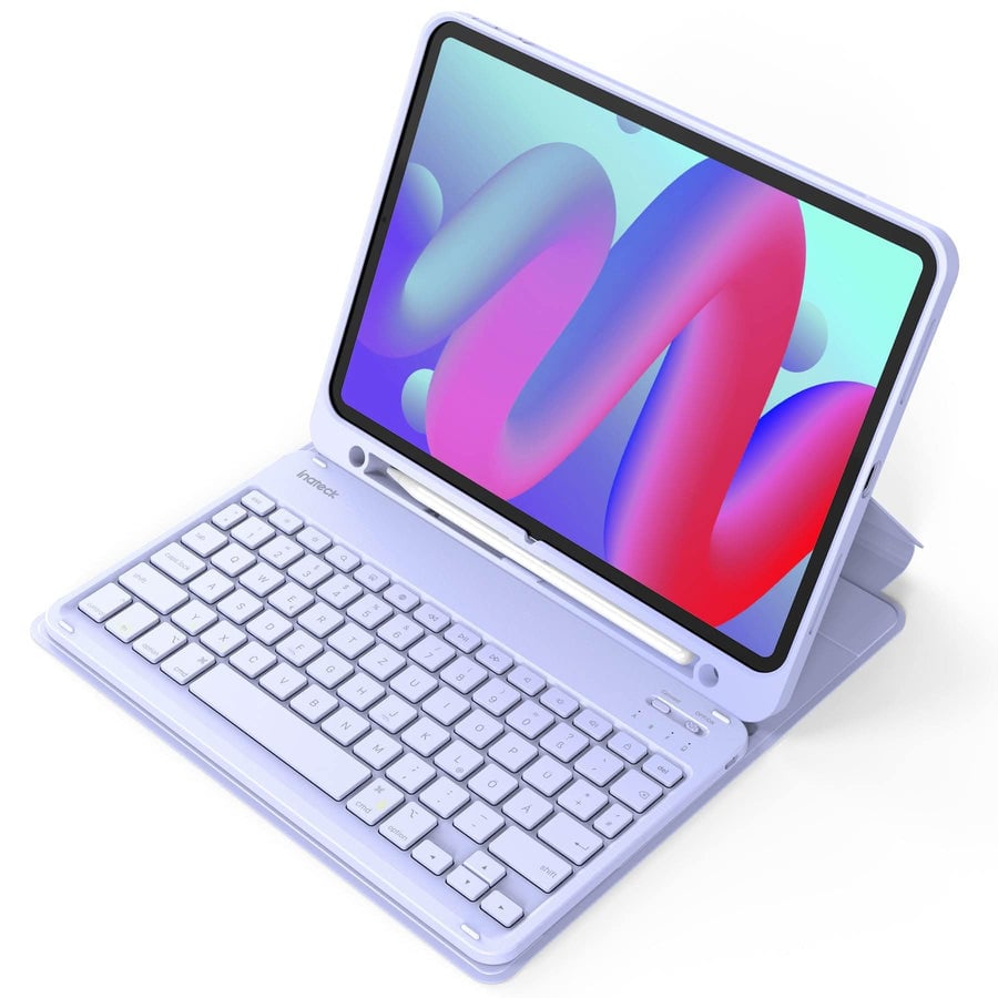 inateck Keyboard iPad 11 iPad Air 4/5Gen Com. QWERTZ purple