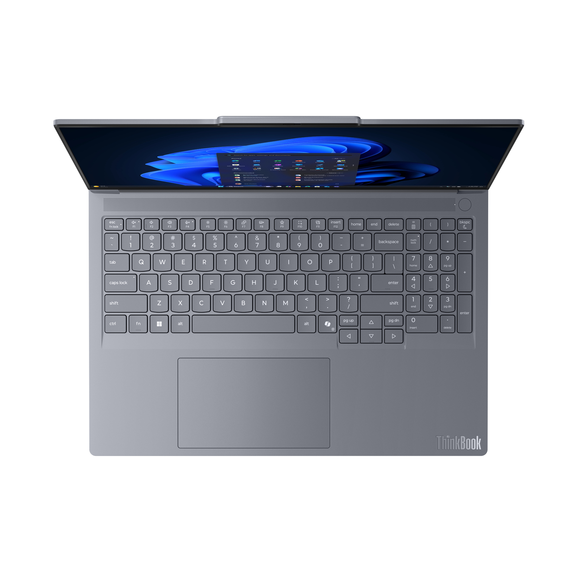 Lenovo ThinkBook 16p G6 ADR AMD Ryzen™ 9 8940HX Laptop 40,6 cm (16") WQXGA 32 GB DDR5-SDRAM 1 TB SSD NVIDIA GeForce RTX 5060 Wi-Fi 7 (802.11be) Windows 11 Pro Belgisch Grijs - Afbeelding 8