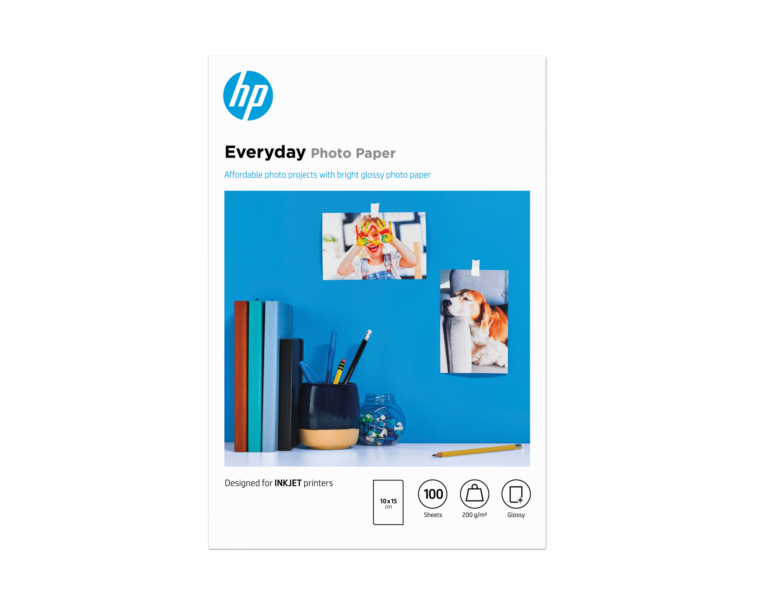 HP Everyday fotopapier, glanzend, 200 g/m2, 10 x 15 cm (101 x 152 mm), 100 vellen - Afbeelding 2
