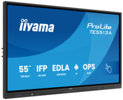 iiyama TE5513A-B2AG beeldkrant Interactief flatscreen 138,7 cm (54.6") Wifi 500 cd/m² 4K Ultra HD Zwart Touchscreen Type processor Android 24/7