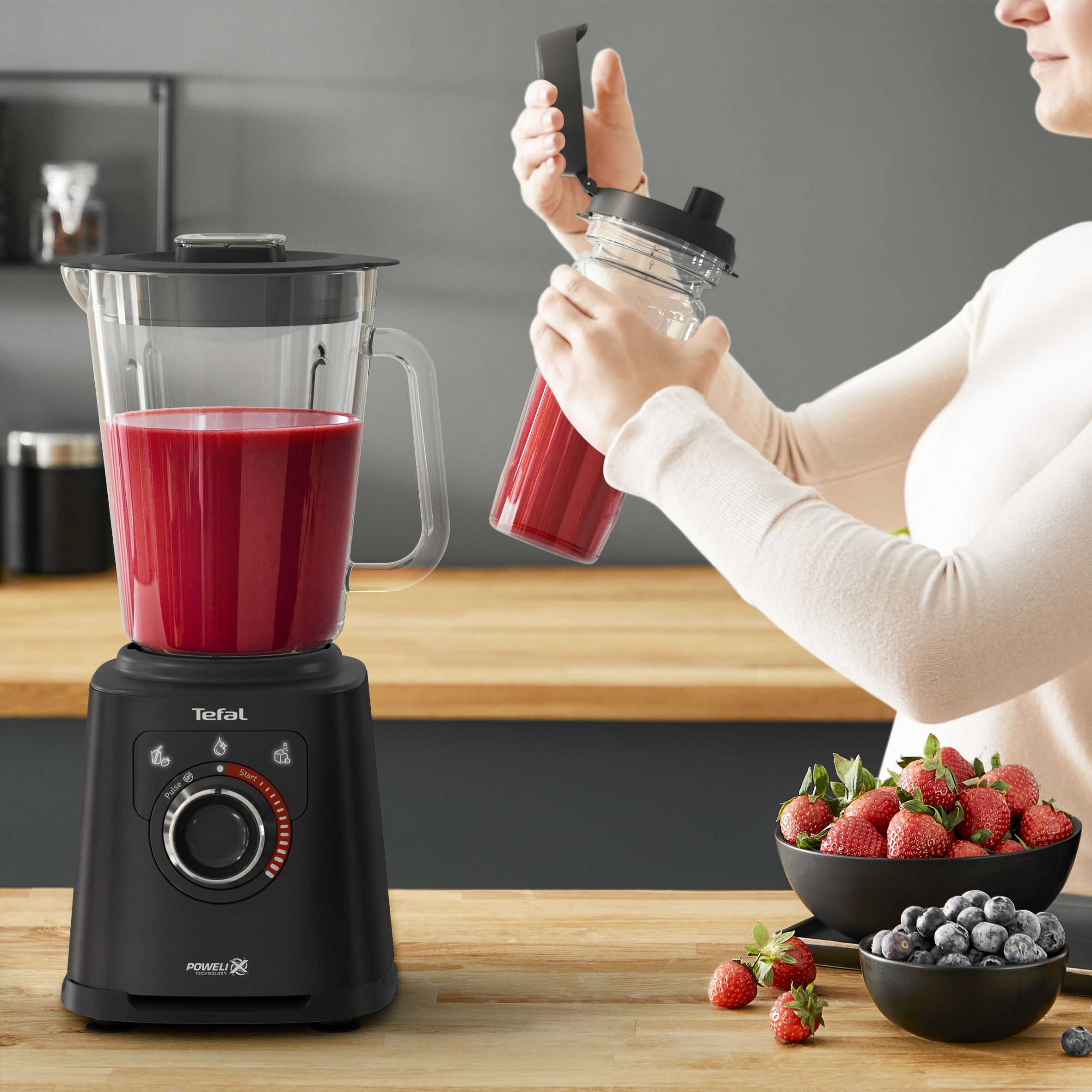 Tefal Perfectmix+ BL87G8 High Speed Blender met OTG fles - Afbeelding 8