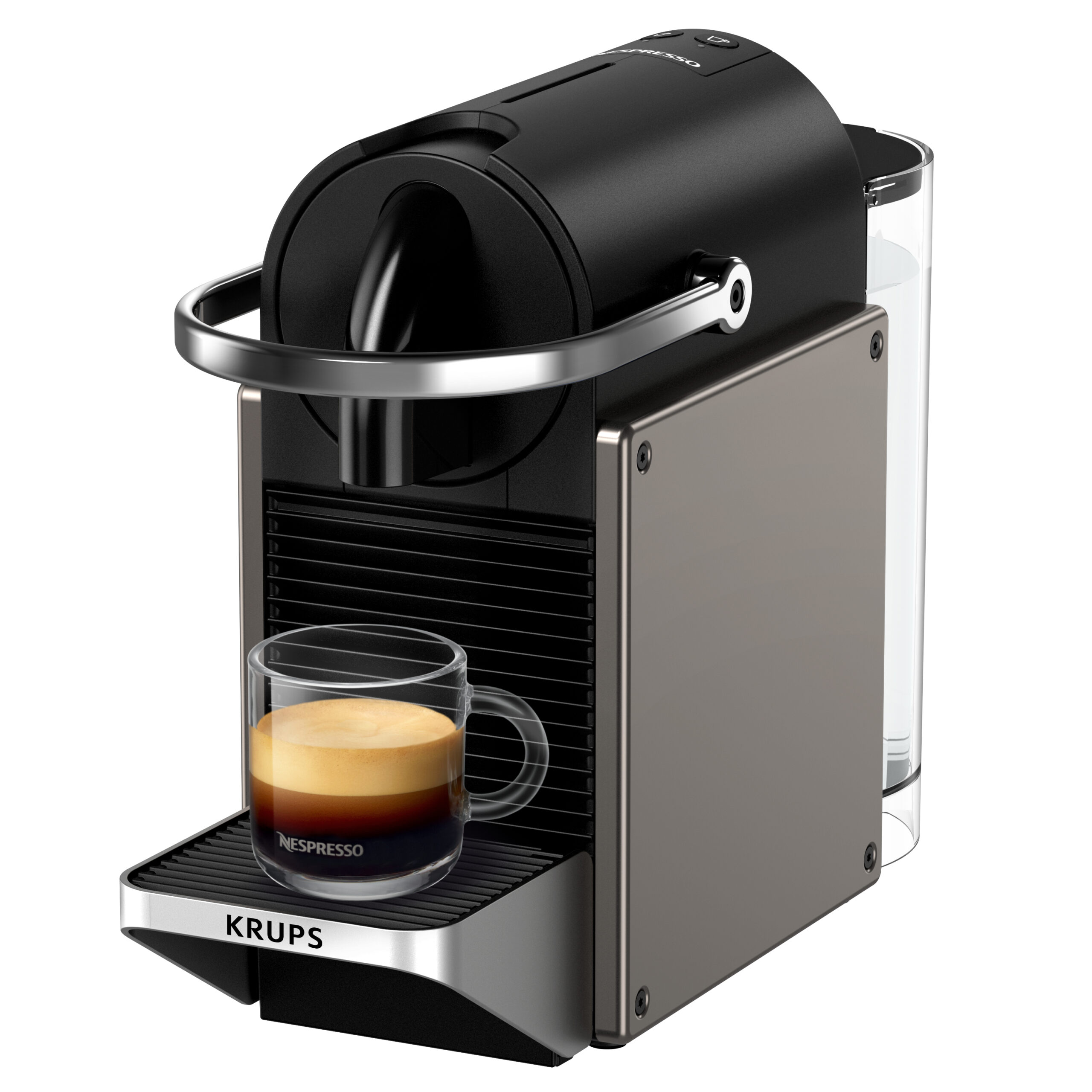 Krups Pixie XN306T koffiemachine, titan - Afbeelding 3