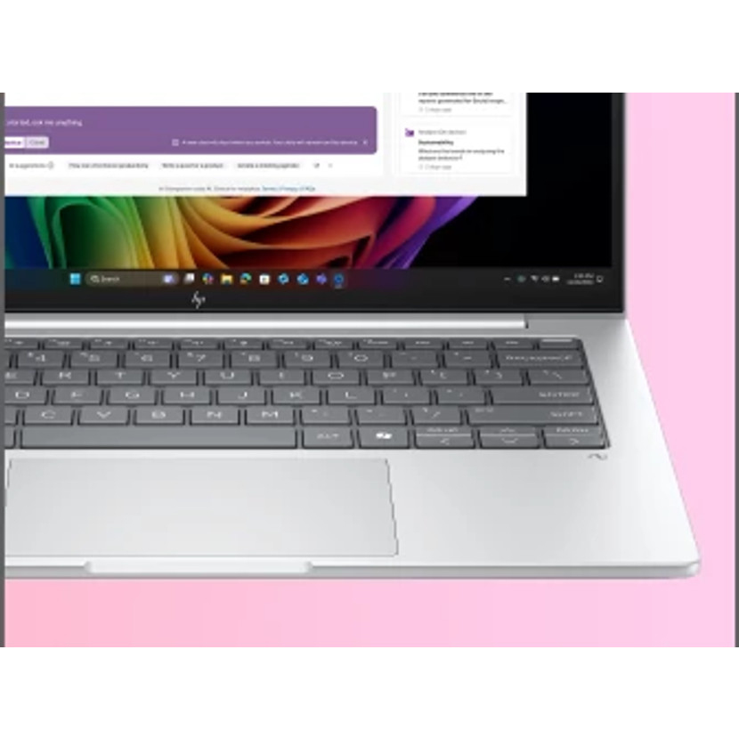 HP EliteBook 8 G1i Next Gen AI Wolf Pro Security Edition Copilot+ PC Intel Core Ultra 7 256V Laptop 35,6 cm (14") WUXGA 16 GB LPDDR5x-SDRAM 512 GB SSD Wi-Fi 7 (802.11be) Windows 11 Pro Zilver - Afbeelding 5
