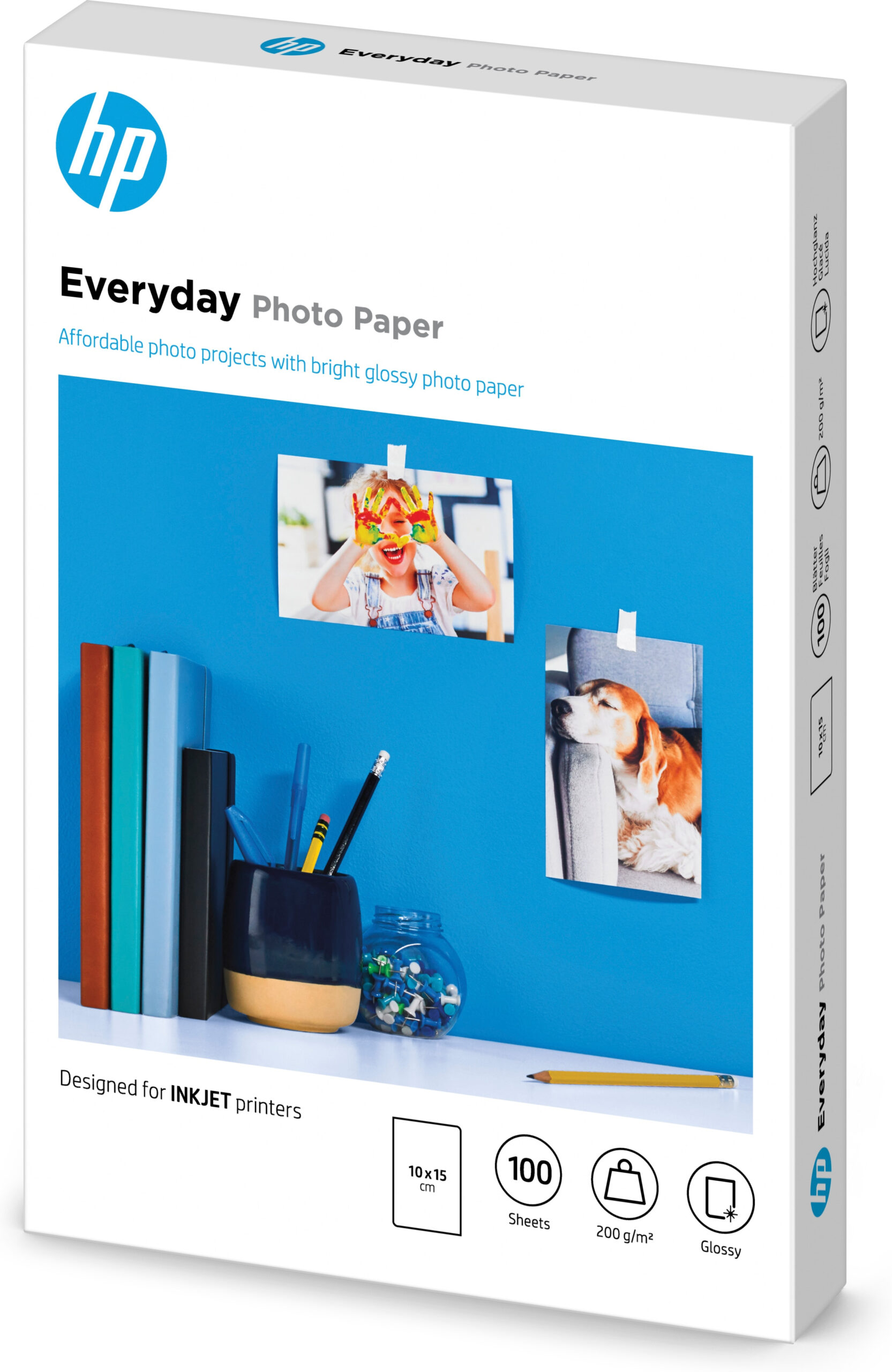 HP Everyday fotopapier, glanzend, 200 g/m2, 10 x 15 cm (101 x 152 mm), 100 vellen - Afbeelding 9