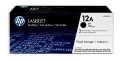 HP 12A originele zwarte LaserJet tonercartridge, 2-pack - Afbeelding 2