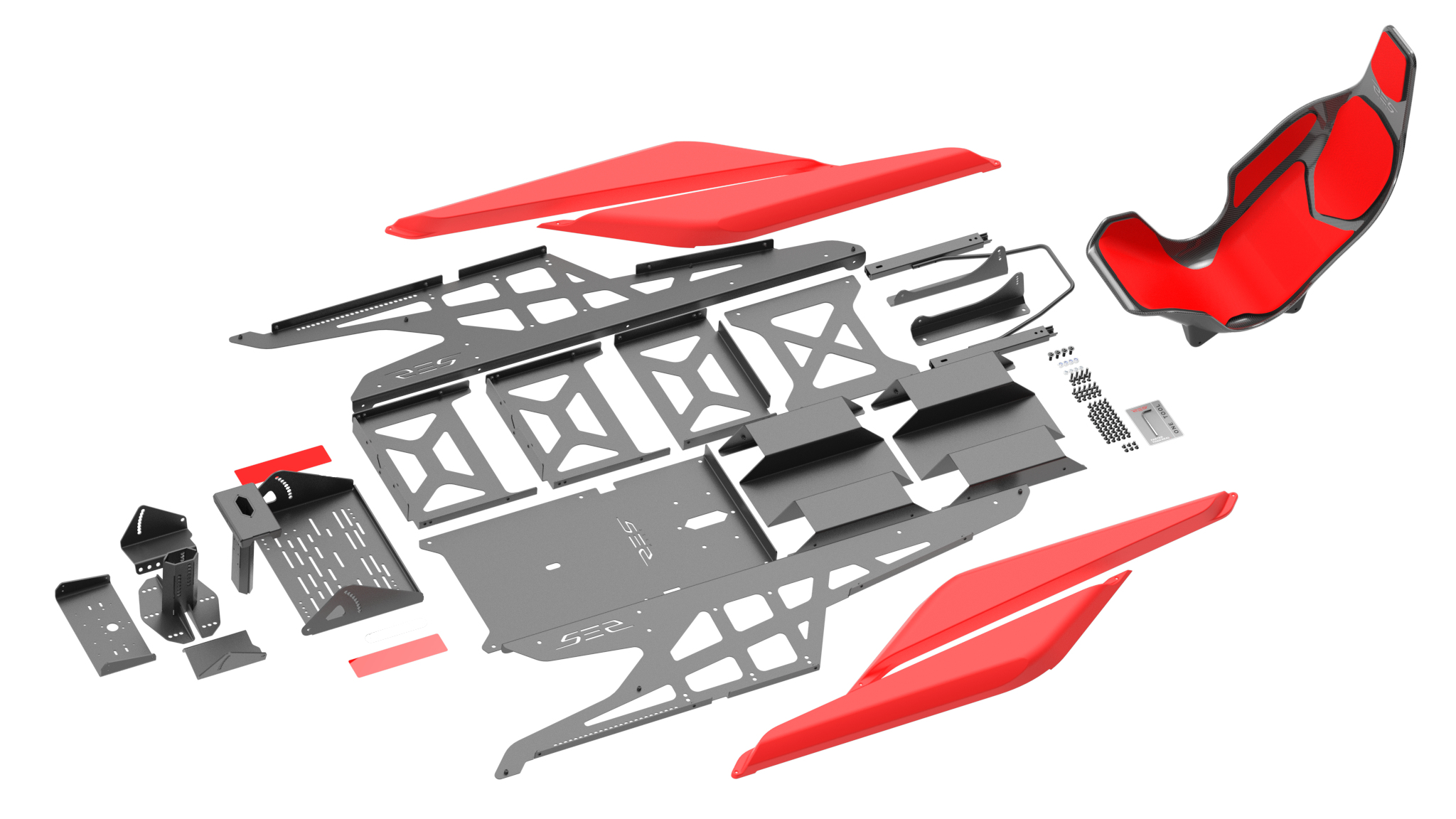 Res-Tech X1 COCKPIT GREY MATT - Afbeelding 14