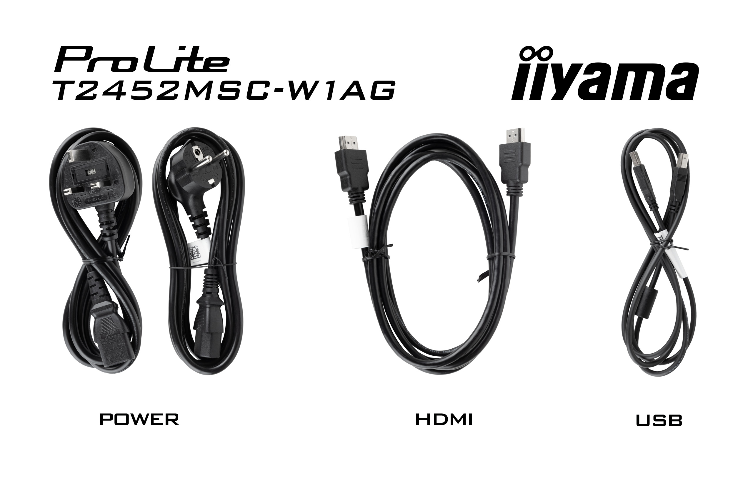 iiyama ProLite T2452MSC-W1AG computer monitor 60,5 cm (23.8") 1920 x 1080 Pixels Full HD LED Touchscreen Wit - Afbeelding 19