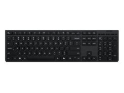 Lenovo 4Y41R64507 toetsenbord Thuis/Werk RF-draadloos + Bluetooth Belgisch, Engels Zwart