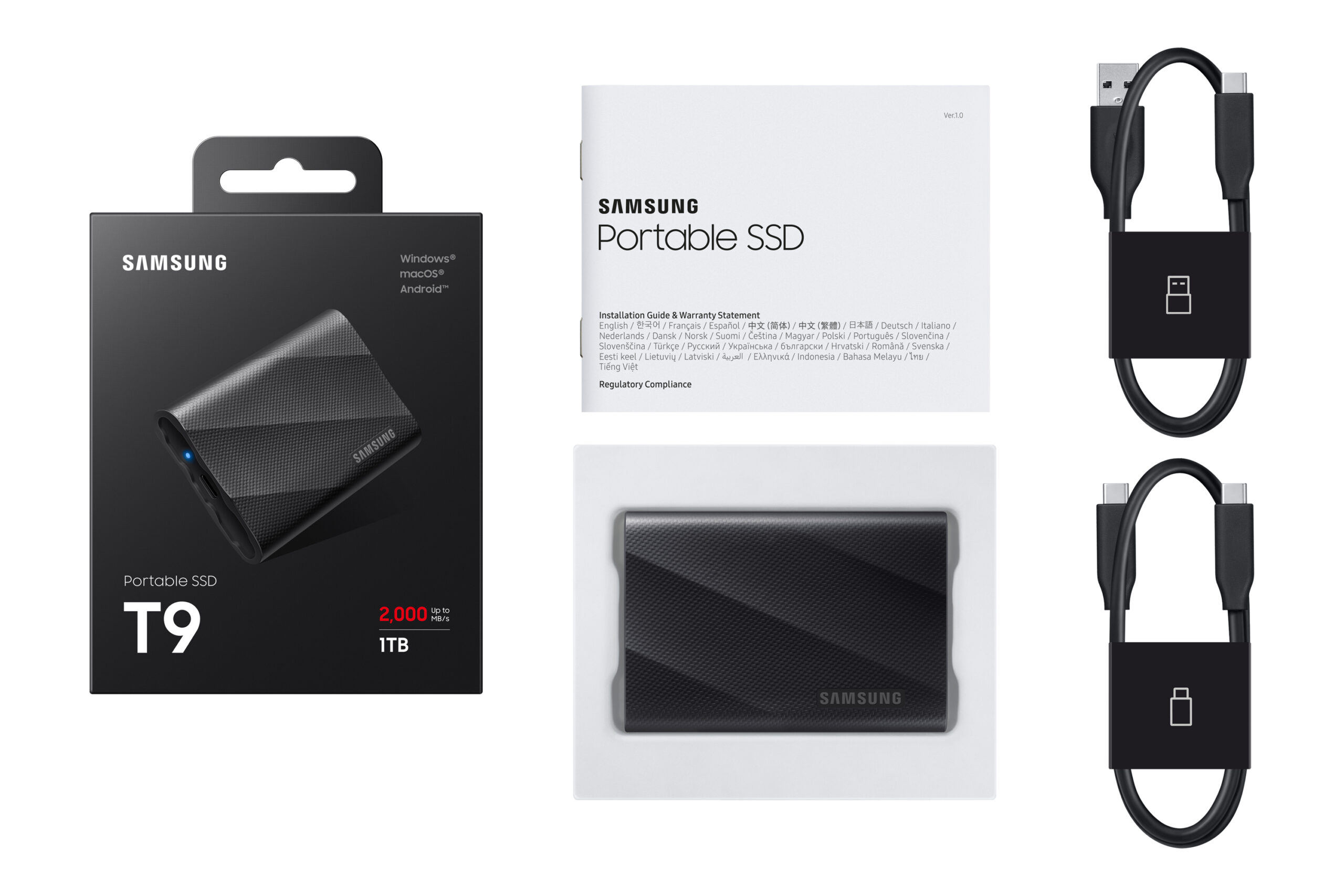 Samsung MU-PG1T0B 1 TB USB Type-C USB 3.2 Gen 2x2 Zwart - Afbeelding 17