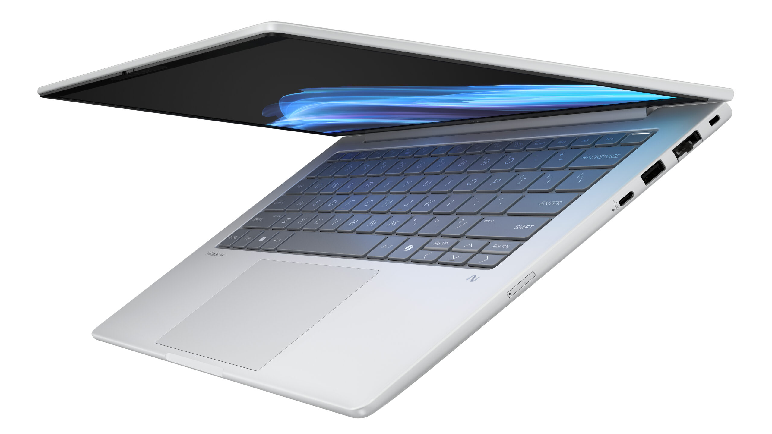 HP EliteBook 8 G1i Next Gen AI Wolf Pro Security Edition Copilot+ PC Intel Core Ultra 7 256V Laptop 35,6 cm (14") WUXGA 16 GB LPDDR5x-SDRAM 512 GB SSD Wi-Fi 7 (802.11be) Windows 11 Pro Zilver - Afbeelding 7