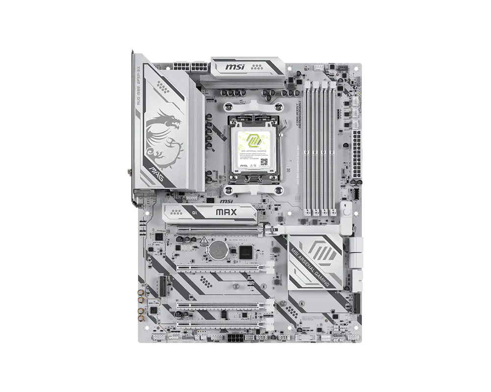 MSI MAG B850 GAMING PLUS MAX WIFI moederbord AMD B850 Socket AM5 ATX - Afbeelding 2