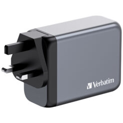 Verbatim 200 W GaN-wandoplader met vier poorten 2 x USB-C PD 100 W / 1 x USB-C PD 65 W / 1 x USB QC 3.0 (EU/VK/VS) - Afbeelding 9
