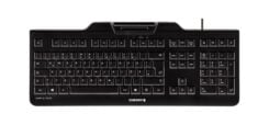 CHERRY KC 1000 SC toetsenbord USB QWERTZ Zwitsers Zwart