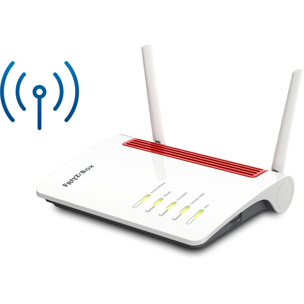Box FRITZ! 6850 4G International draadloze router Gigabit Ethernet Dual-band (2.4 GHz / 5 GHz) Wit
