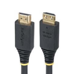 StarTech.com 50cm High Speed HDMI Kabel met Grip Connectors, 4K 60Hz/1440p 144Hz, HDR10/HDCP 2.2/ARC, 18Gbps, UHD HDMI Kabel voor TV/Monitor/Display, TPE