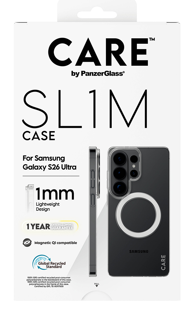 PanzerGlass CARE™ by ® SL1M Case Transparent w. Qi Samsung Galaxy S26 Ultra mobiele telefoon behuizingen 17,5 cm (6.9") Hoes Transparant - Afbeelding 4