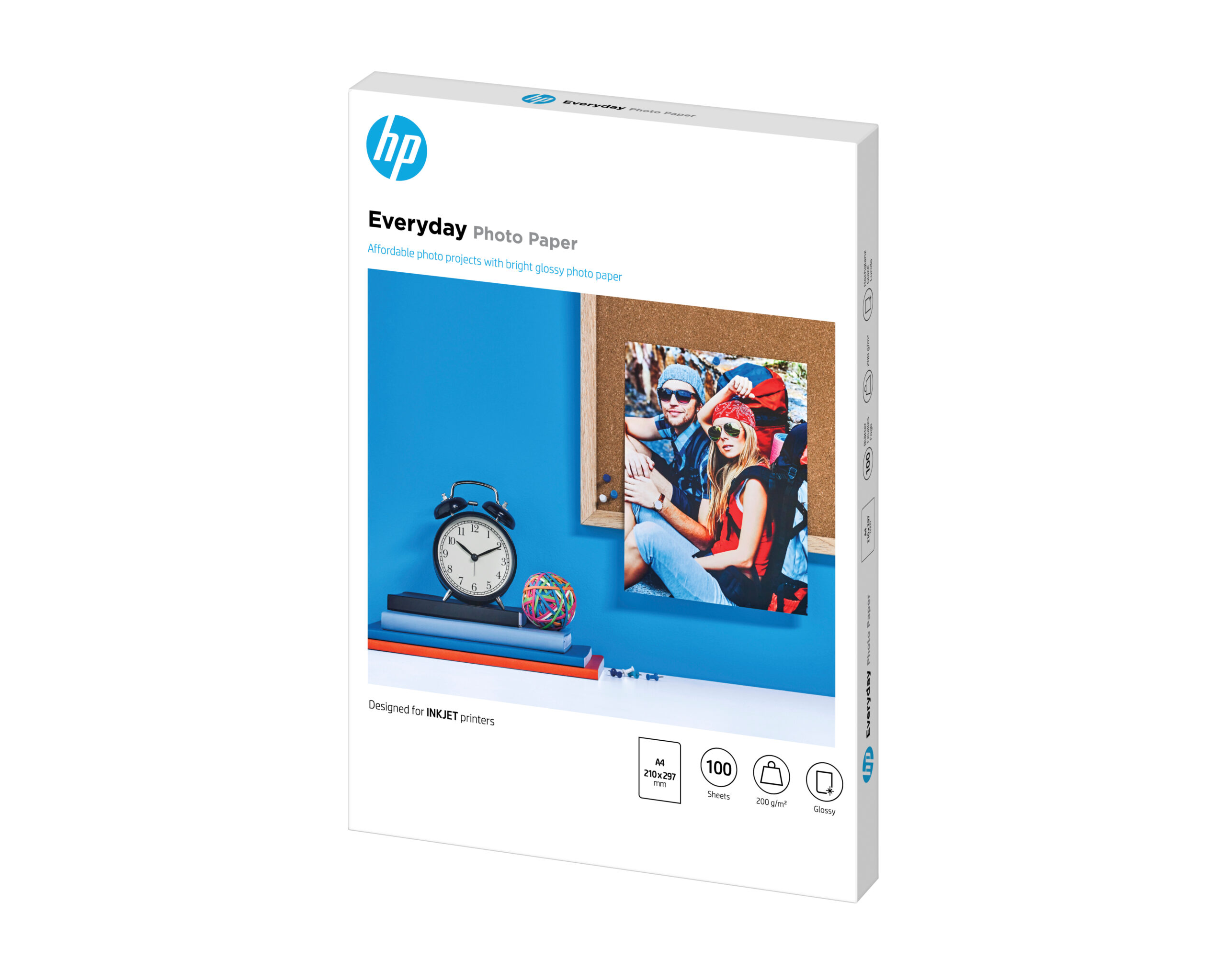 HP Everyday fotopapier, glanzend, 200 g/m2, A4 (210 x 297 mm), 100 vellen - Afbeelding 8