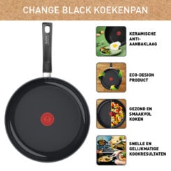 Tefal Change Black keramische koekenpan 20 cm - inductie - Afbeelding 10