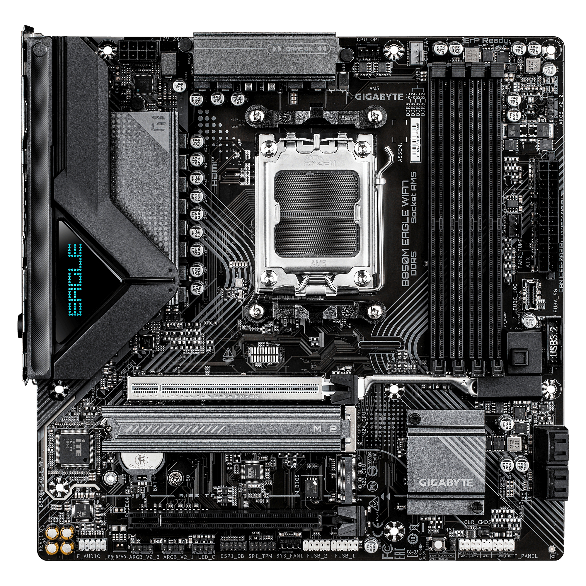 GIGABYTE B850M EAGLE WIFI7 AMD B850 Socket AM5 micro ATX - Afbeelding 3