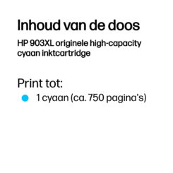 HP 903XL originele high-capacity cyaan inktcartridge - Afbeelding 3