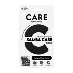 PanzerGlass CARE™ by ® Samba Case Black w. Qi Compatible iPhone 17e | 16e mobiele telefoon behuizingen Hoes Zwart - Afbeelding 4