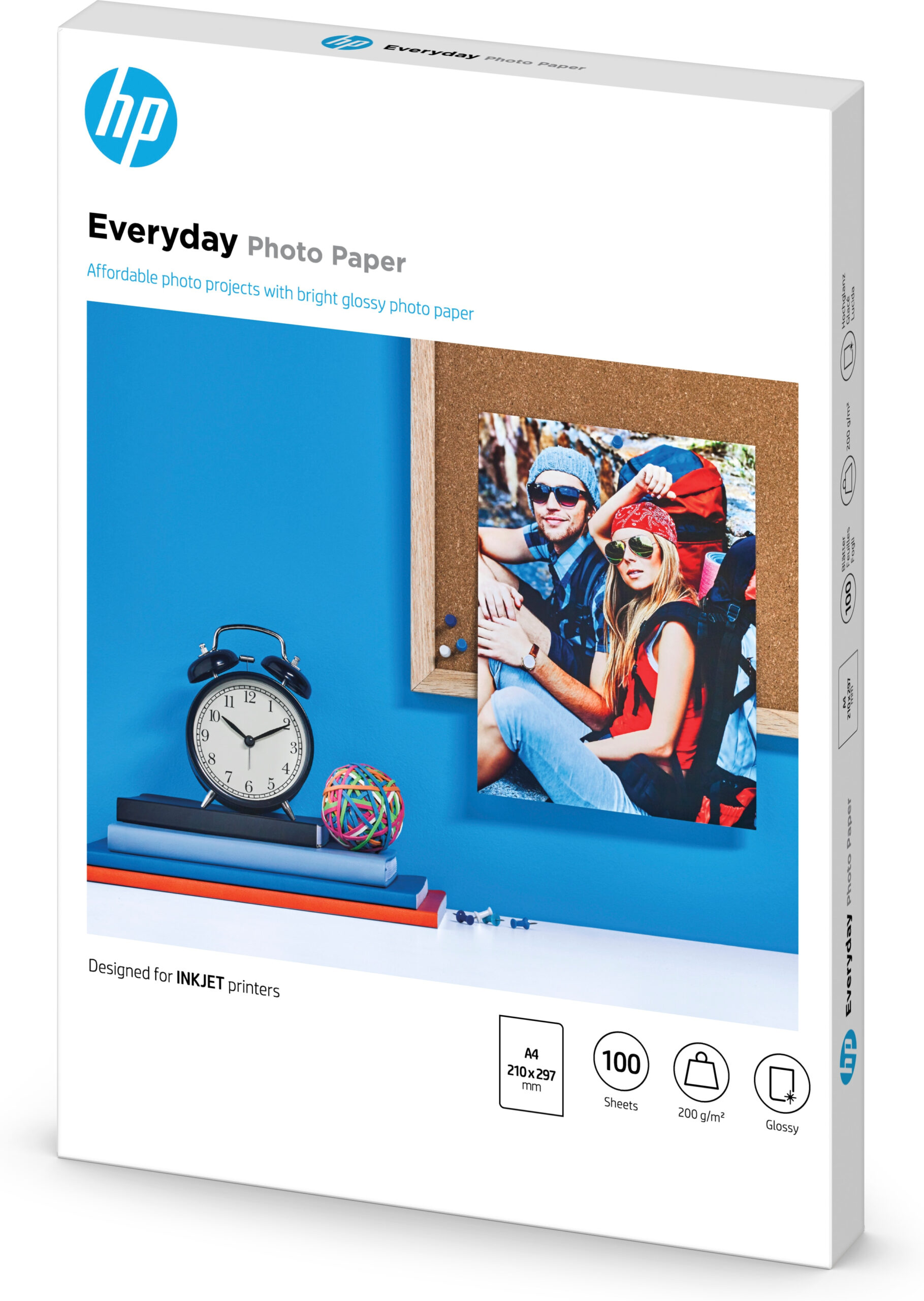 HP Everyday fotopapier, glanzend, 200 g/m2, A4 (210 x 297 mm), 100 vellen - Afbeelding 9