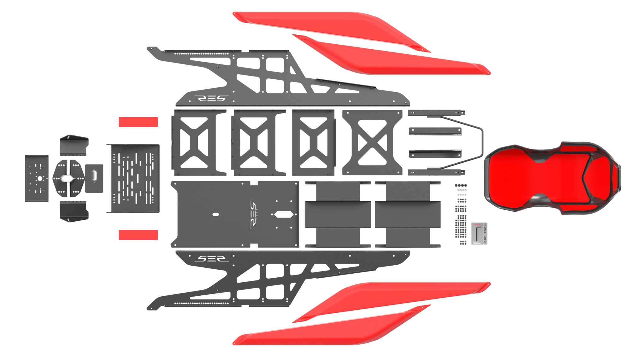 Res-Tech X1 COCKPIT SHINY WHITE - Afbeelding 18