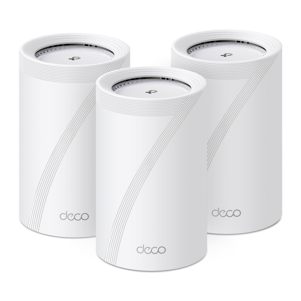 TP-Link Deco BE68 (3-pack) Tri-band (2,4 GHz / 5 GHz / 6 GHz) Wi-Fi 7 (802.11be) Wit Intern