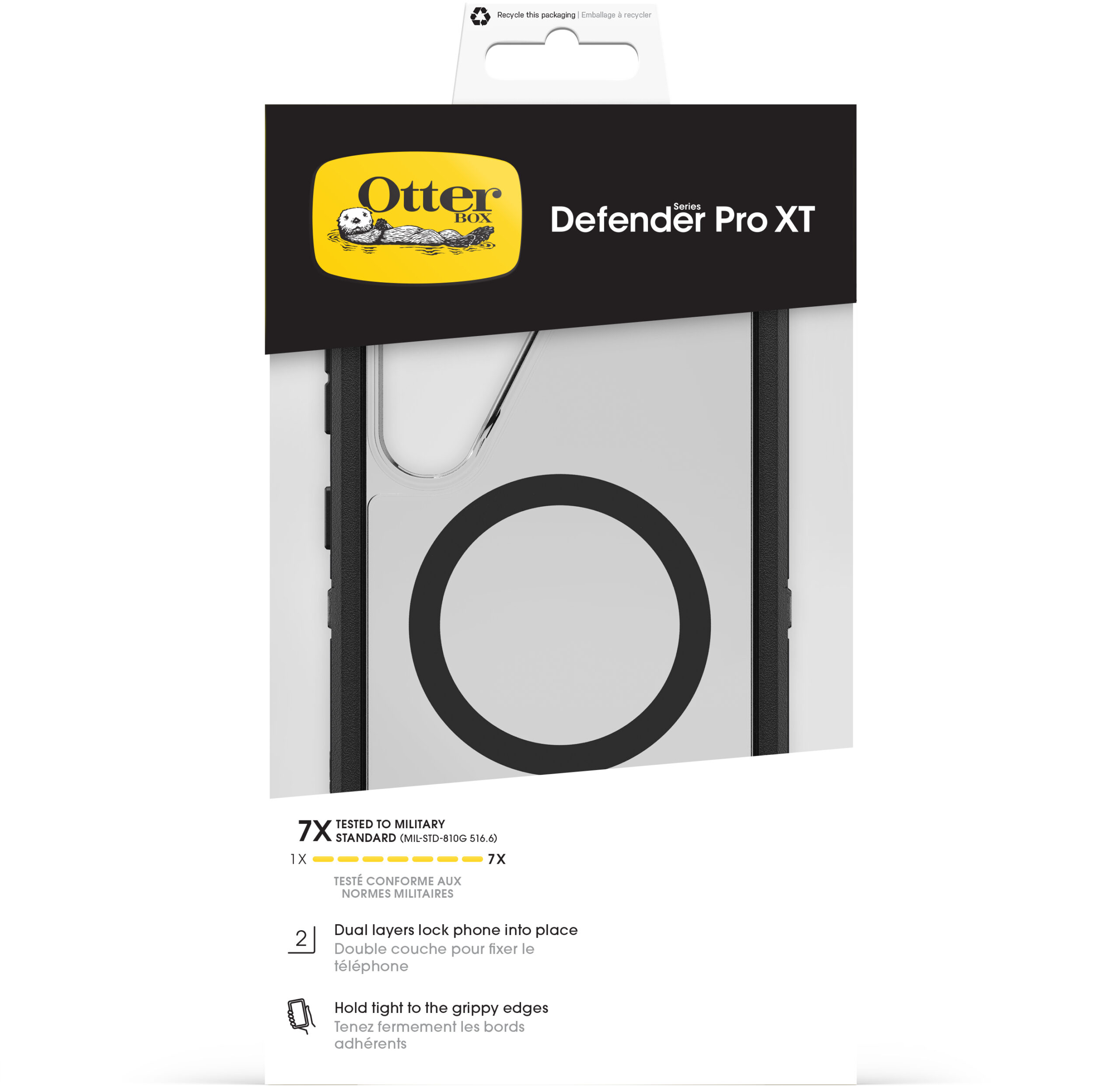 OtterBox Defender Pro XT with Magnets Samsung Galaxy S26+ 5G Clear/Black - Afbeelding 4