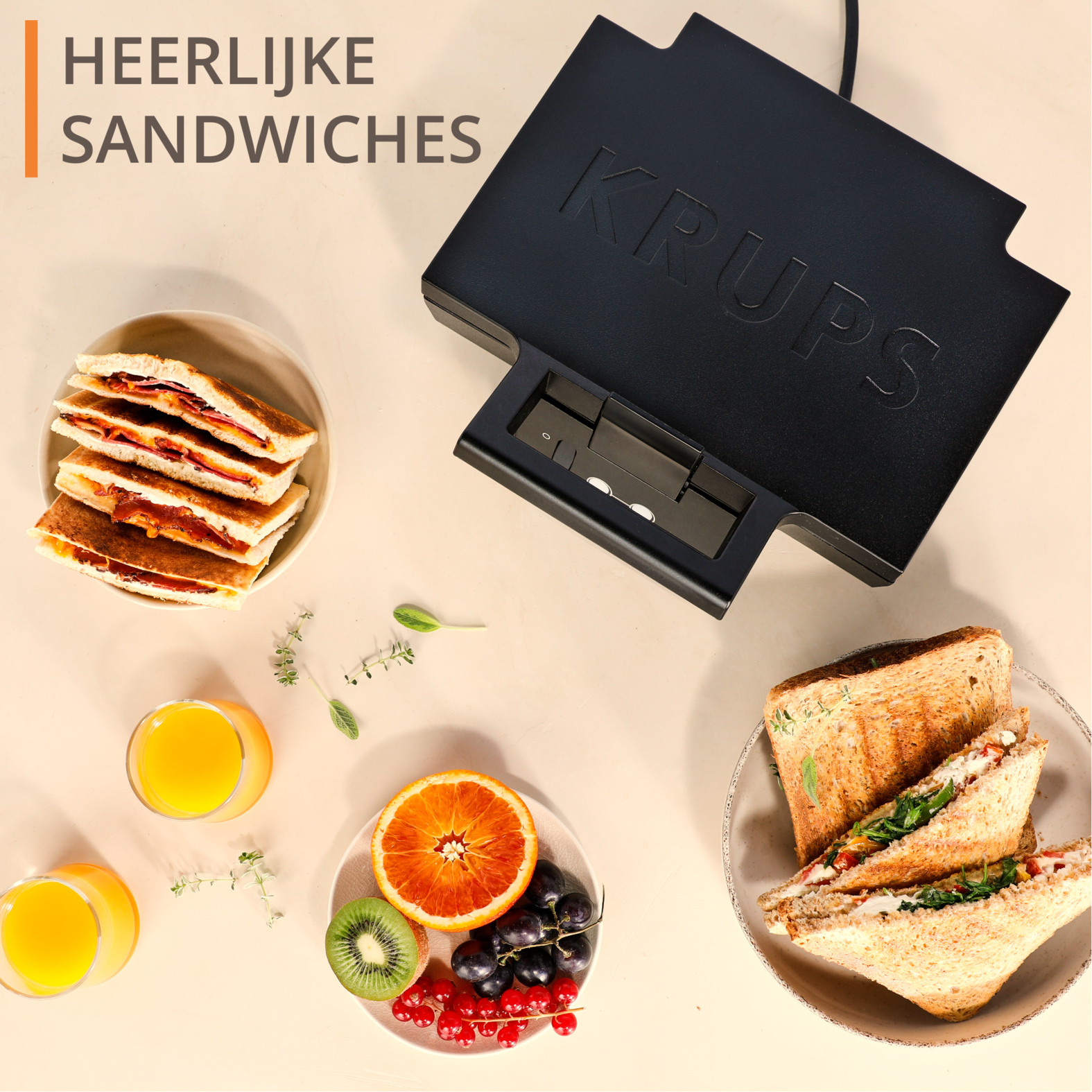 Krups FDK Iconic FDK462 tosti-ijzer - Afbeelding 6