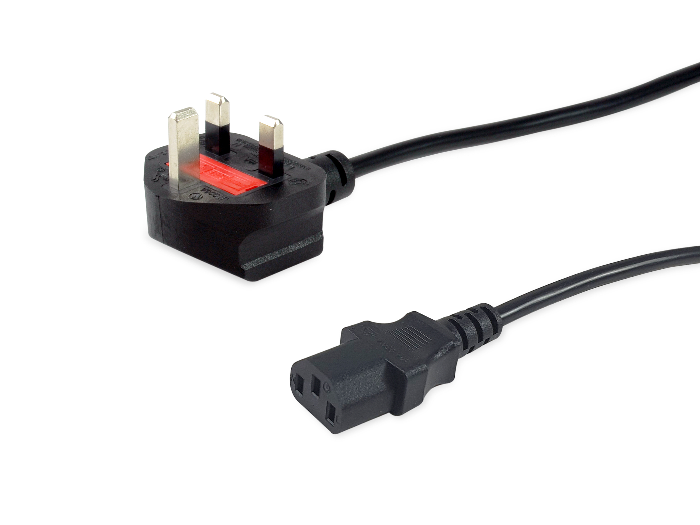 Equip 112300 electriciteitssnoer Zwart 2 m IEC C13 BS 1363