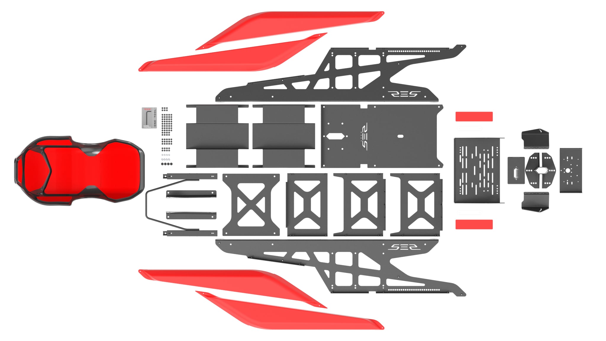 Res-Tech X1 COCKPIT GREY MATT - Afbeelding 9