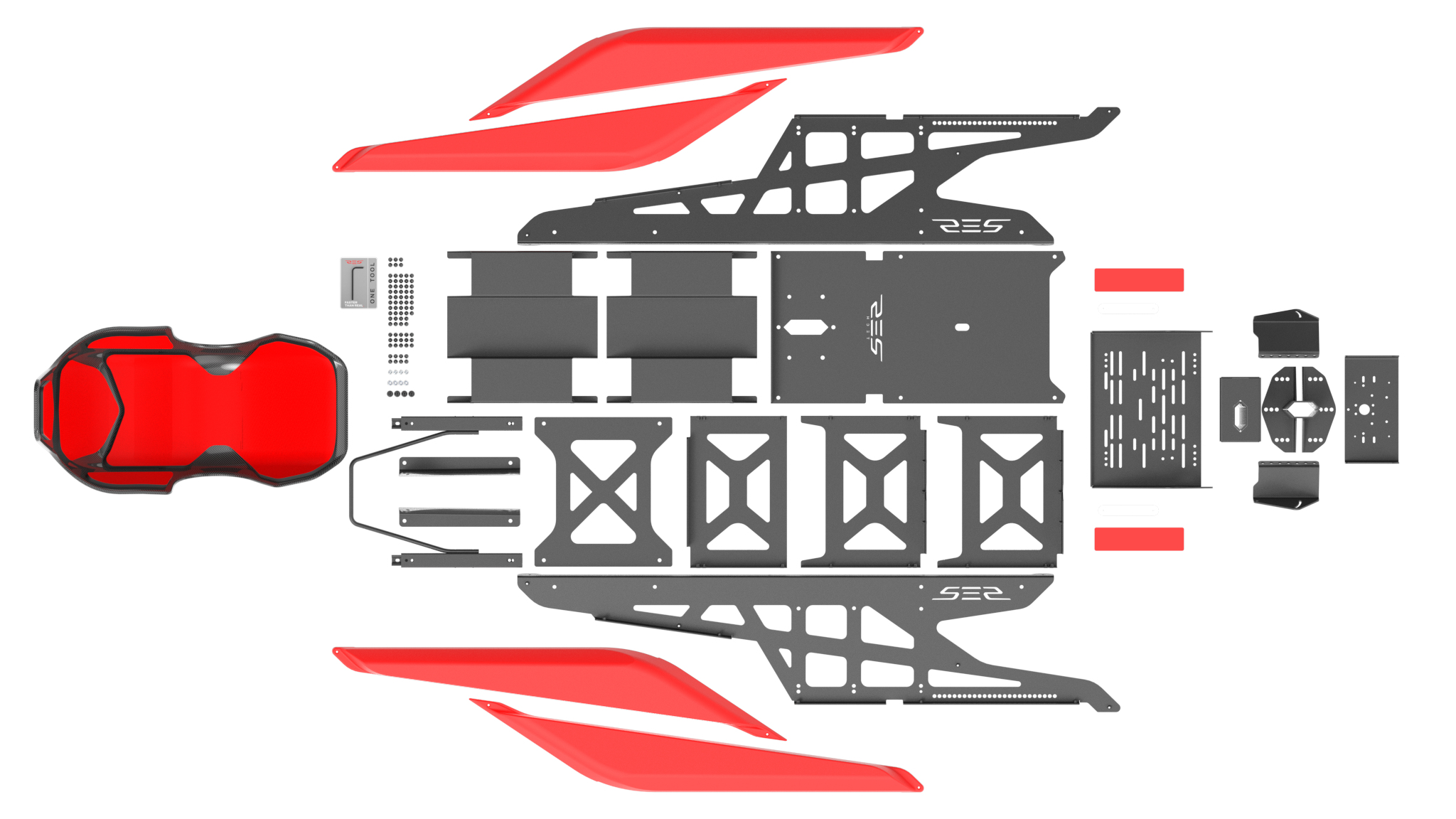Res-Tech X1 COCKPIT SHINY WHITE - Afbeelding 15