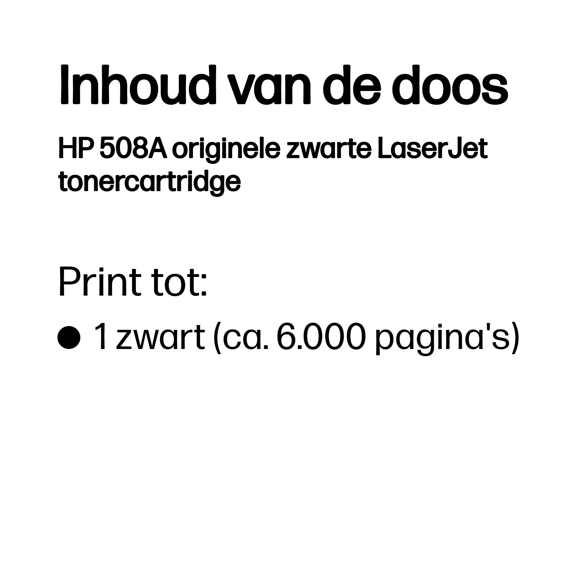 HP 508A originele zwarte LaserJet tonercartridge - Afbeelding 4