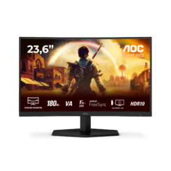 AOC G4 C24G42E computer monitor 59,9 cm (23.6") 1920 x 1080 Pixels Full HD LED Zwart, Rood