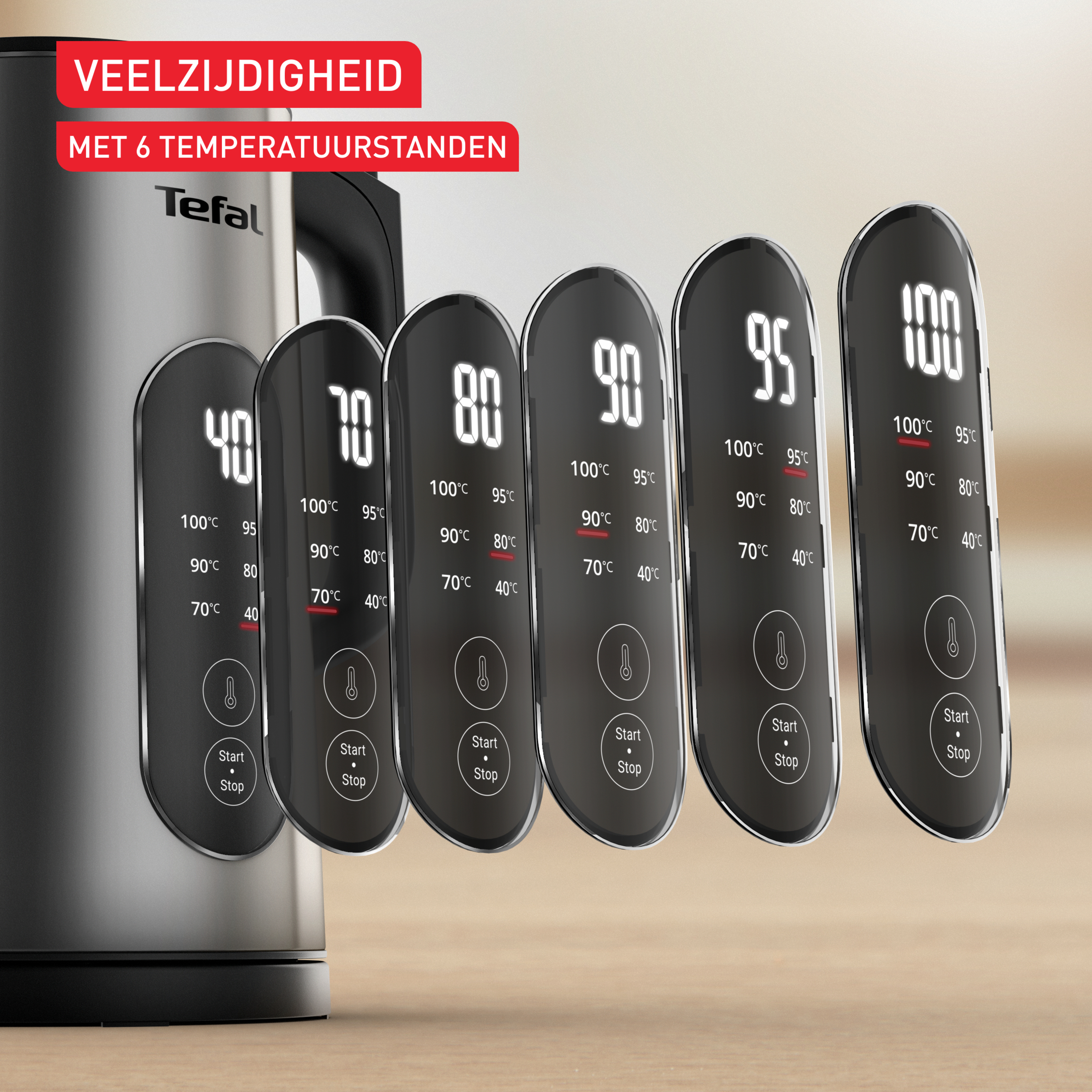 Tefal Selection KI871D waterkoker met temperatuurregeling - Afbeelding 7