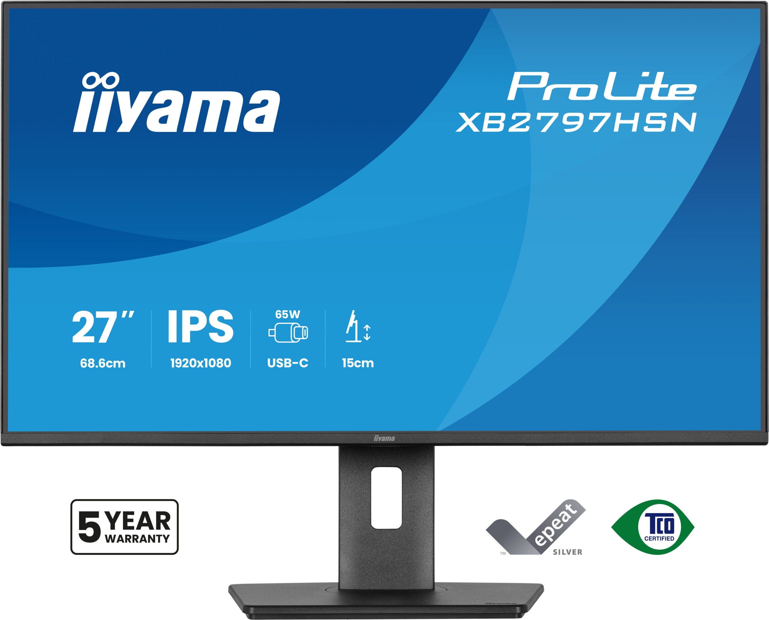 iiyama ProLite XB2797HSN-B1 computer monitor 68,6 cm (27") 1920 x 1080 Pixels Full HD LCD Zwart - Afbeelding 3