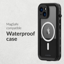 Mobilize MagSafe Compatible Waterproof Case Apple iPhone 16 Clear/Black