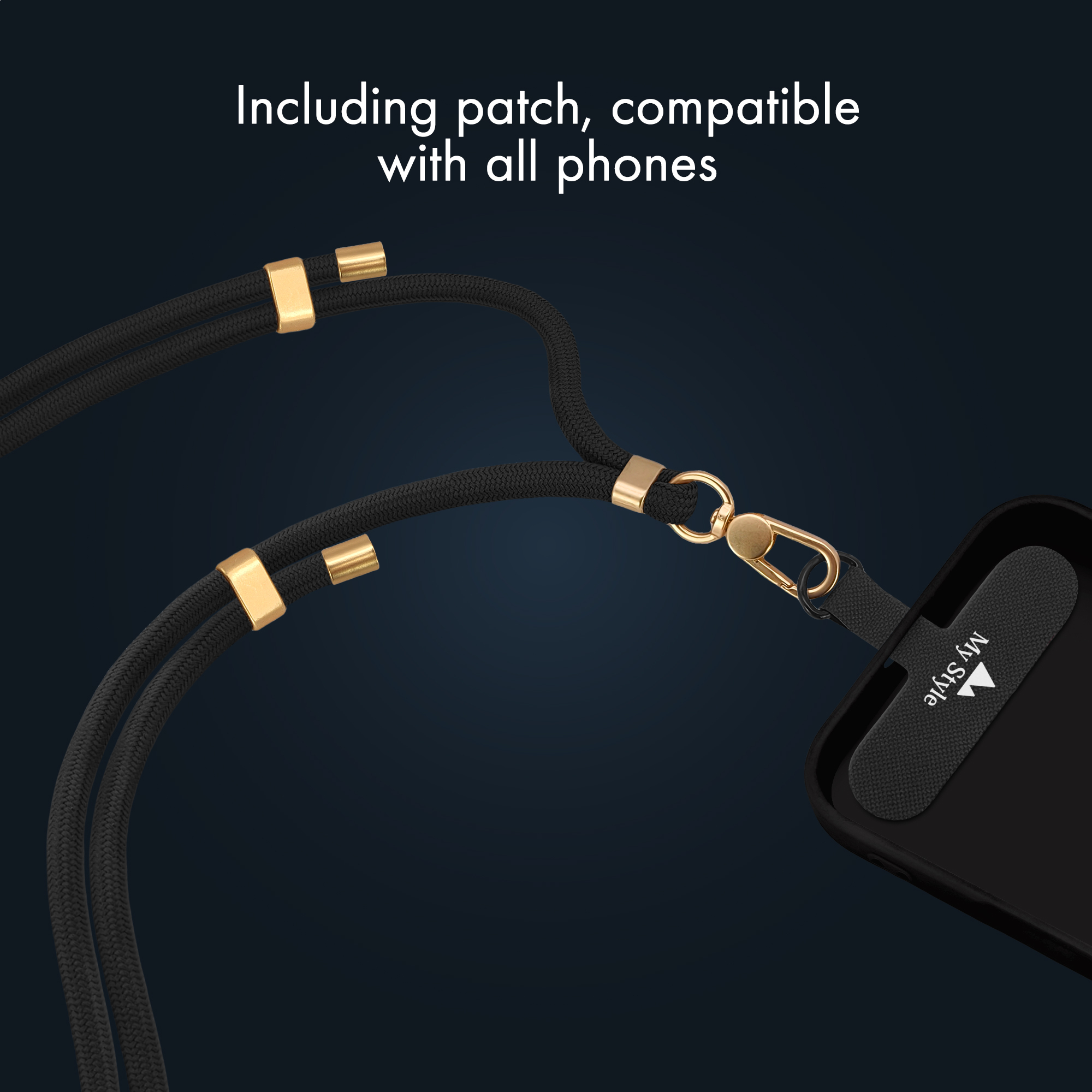 My Style Body & Wrist (2-Pack) Lanyard Set - Black - Afbeelding 4