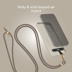 My Style Body & Wrist (2-Pack) Lanyard Set - Taupe