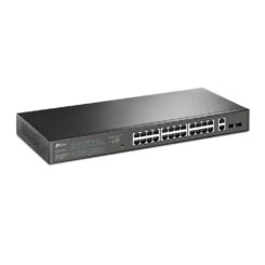 TP-Link TL-SG1428PE netwerk-switch Managed L2 Gigabit Ethernet (10/100/1000) Power over Ethernet (PoE) 1U Zwart - Afbeelding 3