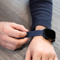 Mobilize Silicon Watch Band - Buckle - for Apple 38/40/41mm - Black - Afbeelding 7