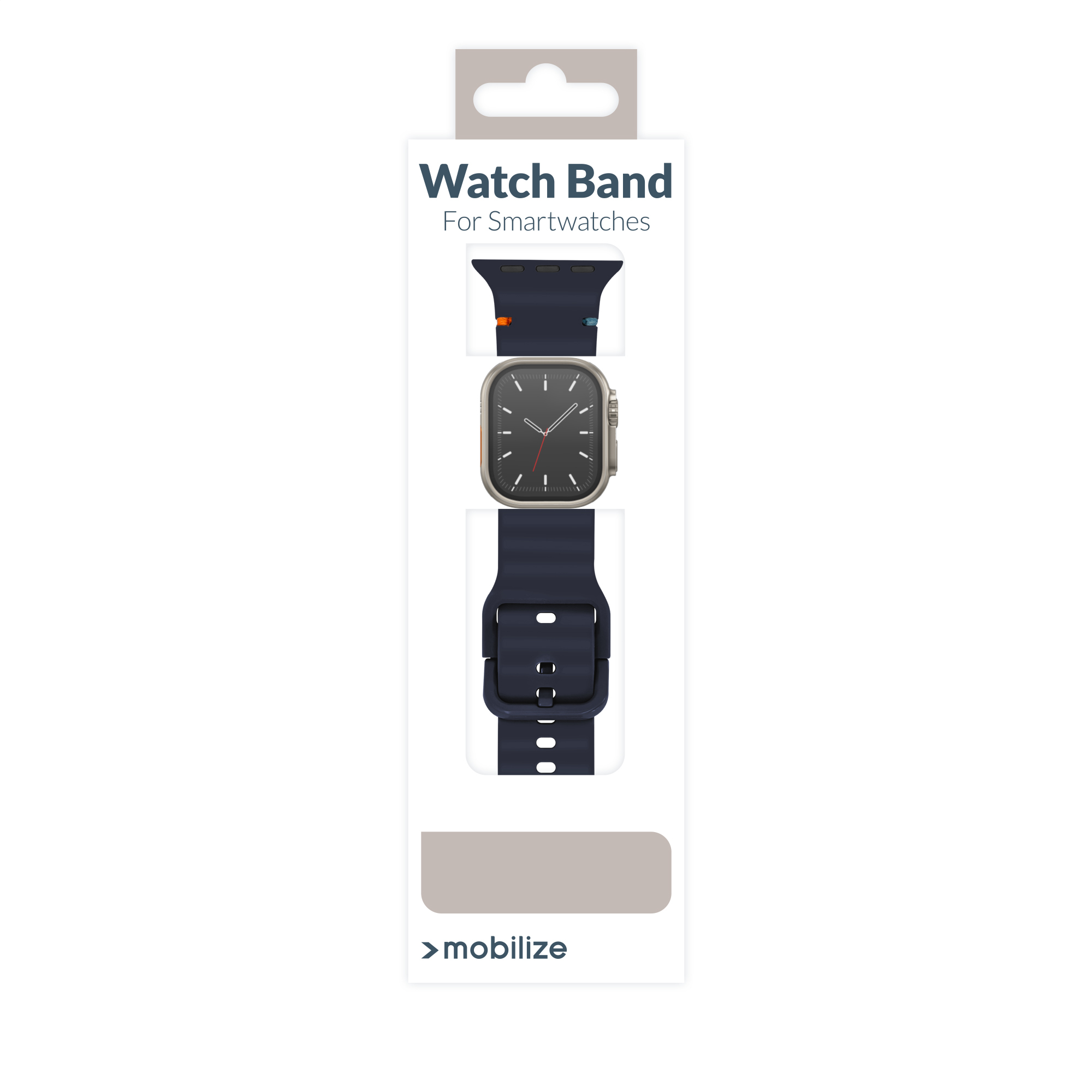 Mobilize Silicon Watch Band - Buckle - for Apple 38/40/41mm - Blue - Afbeelding 9