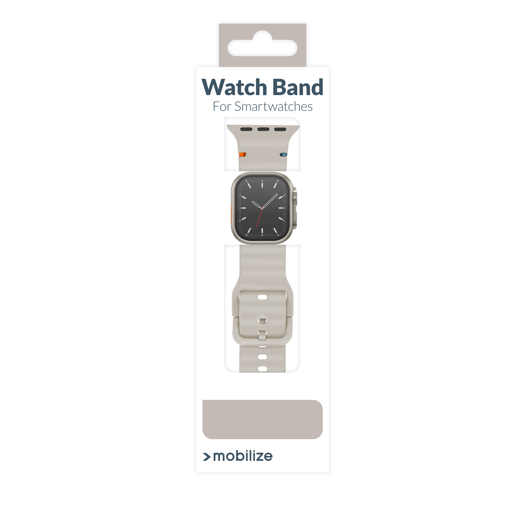 Mobilize Silicon Watch Band - Buckle - for Apple 38/40/41mm - Starlight - Afbeelding 9