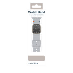Mobilize Silicon Watch Band - Buckle - for Apple 38/40/41mm - Grey - Afbeelding 9