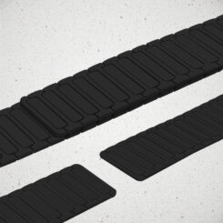 Mobilize Silicon Watch Band - Magnetic - for Apple 38/40/41mm - Black - Afbeelding 3