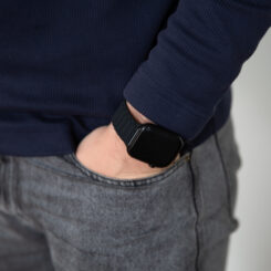 Mobilize Silicon Watch Band - Magnetic - for Apple 38/40/41mm - Black - Afbeelding 6